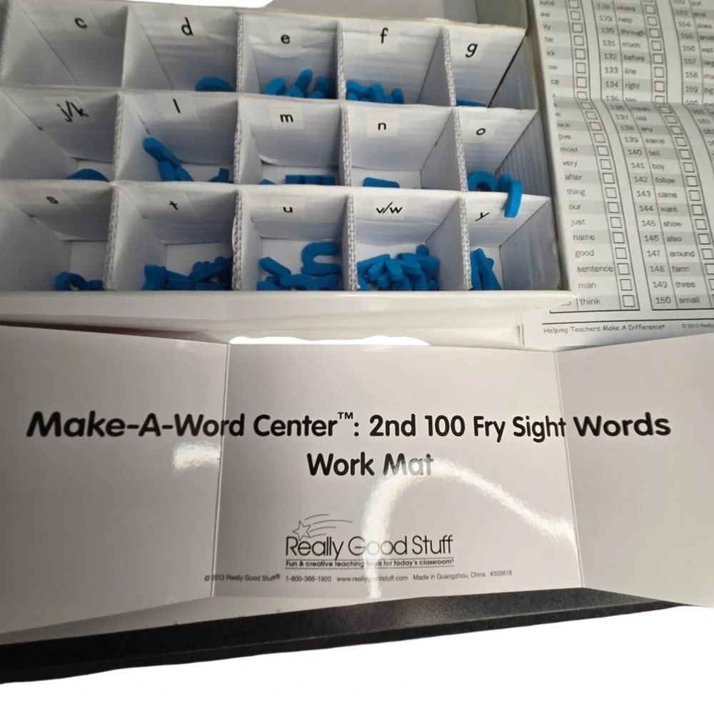 Really Good Stuff Read, Build, And Write Sight Word Activity Center 2nd 100